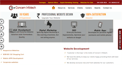 Desktop Screenshot of concerninfotech.com